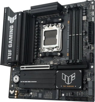 Материнская плата Asus TUF GAMING B850M-PLUS II Socket AM5 AMD B850 4xDDR5 mATX AC`97 8ch(7.1) 2.5Gg RAID+HDMI+DP - купить недорого с доставкой в интернет-магазине