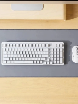 Клавиатура Logitech K868 механическая белый USB беспроводная BT/Radio (920-013913) - купить недорого с доставкой в интернет-магазине