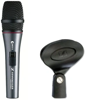 Микрофон проводной Sennheiser E 865-S черный - купить недорого с доставкой в интернет-магазине