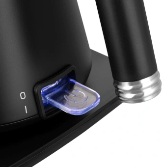 Чайник электрический Kitfort КТ-6760 0.8л. 1200Вт черный корпус: нерж.сталь/пластик - купить недорого с доставкой в интернет-магазине