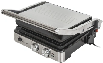 Электрогриль Supra GS-7620 черный/серебристый - купить недорого с доставкой в интернет-магазине