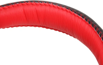 Наушники с микрофоном Оклик HS-L200 черный/красный 2.2м накладные оголовье (359484) - купить недорого с доставкой в интернет-магазине