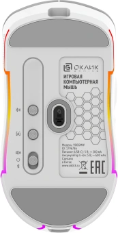 Мышь Оклик 900GMW белый оптическая 26000dpi беспров. BT/Radio USB для ноутбука - купить недорого с доставкой в интернет-магазине