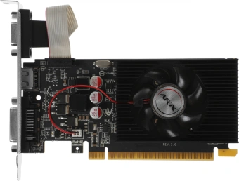Видеокарта Afox PCI-E 2.0 AF730-2048D3L6 NVIDIA GeForce GT 730 2Gb 128bit GDDR3 700/1333 DVIx1 HDMIx1 CRTx1 HDCP Ret low profile - купить недорого с доставкой в интернет-магазине
