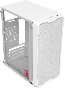 Корпус Bloody CC-129 белый без БП mATX 1x80mm 2x120mm 1xUSB2.0 1xUSB3.0 audio - купить недорого с доставкой в интернет-магазине