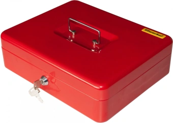 Ящик для денег Silwerhof Daily 90x300x240 красный сталь 1.66кг - купить недорого с доставкой в интернет-магазине