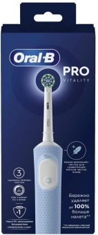 Зубная щетка электрическая Oral-B Vitality Pro голубой - купить недорого с доставкой в интернет-магазине