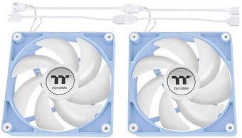 Вентилятор Thermaltake CT120 Sync Hydrangea ARGB голубой 4-pin 25.8dB Ret (CL-F202-PL12BU-A) - купить недорого с доставкой в интернет-магазине