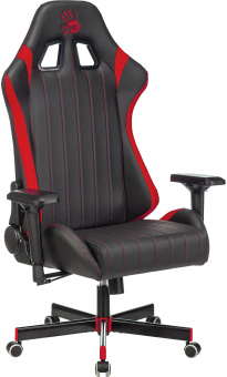 Кресло игровое A4Tech Bloody GC-990 черный/красный экокожа крестов. металл - купить недорого с доставкой в интернет-магазине