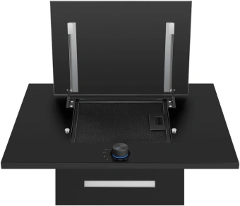 Вытяжка каминная Maunfeld Comfort 60 Side черный управление: кнопочное (1 мотор) - купить недорого с доставкой в интернет-магазине