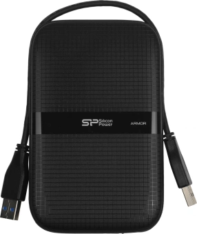 Жесткий диск Silicon Power USB3.0 4TB SP040TBPHDA60S3A A60 Armor 2.5" черный - купить недорого с доставкой в интернет-магазине