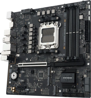 Материнская плата Asus TUF GAMING B850M-E WIFI SocketAM5 AMD B850 4xDDR5 mATX AC`97 8ch(7.1) 2.5Gg RAID+HDMI+DP - купить недорого с доставкой в интернет-магазине