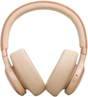 Гарнитура накладные JBL Live 770NC бежевый беспроводные bluetooth оголовье (JBLLIVE770NCSAT) - купить недорого с доставкой в интернет-магазине