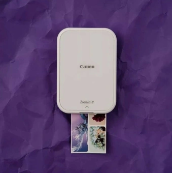Принтер ZINK Canon Zoemini 2 (5452C004AA) белый - купить недорого с доставкой в интернет-магазине