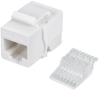 Модуль Cabeus KJ-RJ45-CAT.6-TOOLLESS информ. KeystoneRJ45 кат.6 UTP бел. - купить недорого с доставкой в интернет-магазине