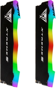 Память DDR5 2x24GB 7600MHz Patriot PVXR548G76C36K Viper Xtreme 5 RGB RTL Gaming PC5-60800 CL36 DIMM 288-pin 1.45В с радиатором Ret - купить недорого с доставкой в интернет-магазине