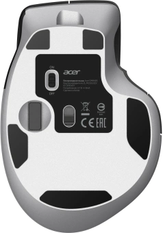 Мышь Acer OMR405 черный оптическая 4800dpi беспров. BT/Radio USB 9but (ZL.MCEEE.02V) - купить недорого с доставкой в интернет-магазине