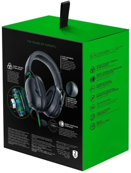 Наушники с микрофоном Razer BlackShark V2 X черный 1.3м мониторные оголовье (RZ04-03240100-R3M1) - купить недорого с доставкой в интернет-магазине
