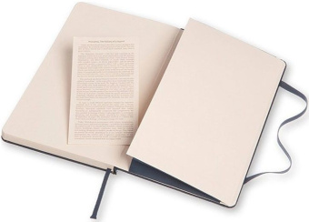 Блокнот Moleskine CLASSIC QP062B20 Large 130х210мм 240стр. нелинованный твердая обложка синий сапфир - купить недорого с доставкой в интернет-магазине