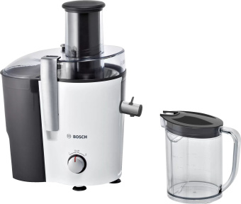 Соковыжималка центробежная Bosch VitaJuice MES25A0 700Вт рез.сок.:1250мл. белый/черный - купить недорого с доставкой в интернет-магазине
