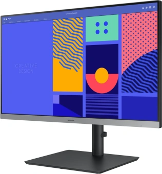 Монитор Samsung 24" Essential S4 S24C430GAIXCI черный IPS LED 16:9 HDMI матовая HAS Piv 1000:1 250cd 178гр/178гр 1920x1080 100Hz FreeSync VGA DP FHD USB 4.8кг - купить недорого с доставкой в интернет-магазине