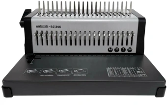 Переплетчик Office Kit B2130E A4/перф.35л.сшив/макс.500л./пластик.пруж. (6-51мм)/электр. - купить недорого с доставкой в интернет-магазине