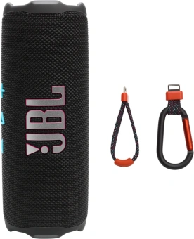Колонка порт. JBL Flip 7 черный/оранжевый 35W 1.0 BT 4800mAh (JBLFLIP7BLKO) - купить недорого с доставкой в интернет-магазине