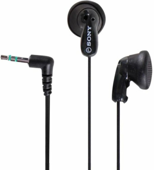 Гарнитура вкладыши Sony MDR-EX9LP 1.2м черный проводные в ушной раковине - купить недорого с доставкой в интернет-магазине