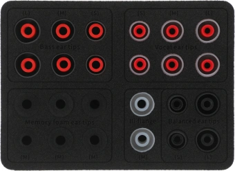 Наушники вкладыши Fiio FH5S 1.2м черный/медный проводные в ушной раковине (80001473) - купить недорого с доставкой в интернет-магазине