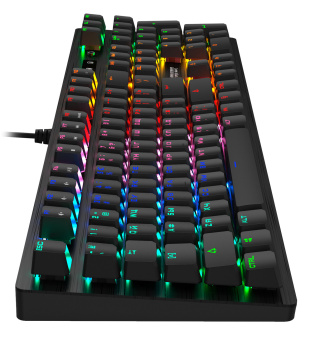 Клавиатура A4Tech B820R механическая черный USB for gamer LED (B820R BLACK (BLUE SWITCH)) кабель 1.8м - купить недорого с доставкой в интернет-магазине