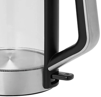 Чайник электрический Panasonic NC-K201STR 1.7л. 2200Вт серебристый корпус: стекло/металл/пластик - купить недорого с доставкой в интернет-магазине