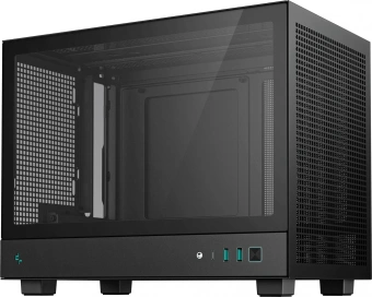 Корпус Deepcool CH160 черный без БП miniITX 7x120mm 1xUSB3.0 audio bott PSU - купить недорого с доставкой в интернет-магазине