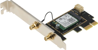 Сетевой адаптер Wi-Fi + Bluetooth Cudy WE3000 АХ5400 PCI Express (ант.внеш.съем) 2ант. - купить недорого с доставкой в интернет-магазине