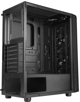 Корпус Azza Spectra черный без БП ATX 7x120mm 2x140mm 2xUSB2.0 1xUSB3.0 audio bott PSU - купить недорого с доставкой в интернет-магазине
