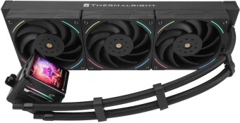 Система водяного охлаждения Thermalright Elite Vision 360 ARGB Soc-AM5/AM4/1200/1700/1851 черный 4-pin 27.7dB Al LCD Ret (E-VISION-360-BL-ARGB) - купить недорого с доставкой в интернет-магазине