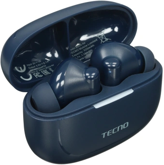 Гарнитура внутриканальные Tecno Buds 4 Air BD04 синий беспроводные bluetooth в ушной раковине (BD04 AIR MIDNIGHT BLUE) - купить недорого с доставкой в интернет-магазине