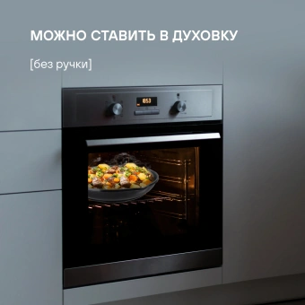 Сковорода Rondell Escurion RDA-867 круглая 24см покрытие: Xylan Plus ручка съемная (без крышки) черный - купить недорого с доставкой в интернет-магазине