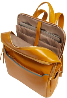Рюкзак женский Piquadro Blue Square CA6678B2/G горчичный натур.кожа - купить недорого с доставкой в интернет-магазине