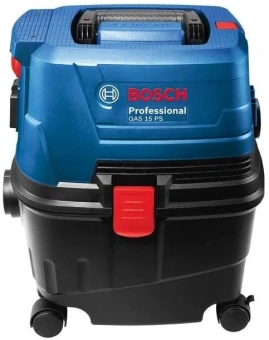 Строительный пылесос Bosch GAS 15 PS 1100Вт (уборка: сухая/влажная) синий - купить недорого с доставкой в интернет-магазине