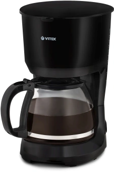 Кофеварка капельная Vitek VT-1528 750Вт черный - купить недорого с доставкой в интернет-магазине