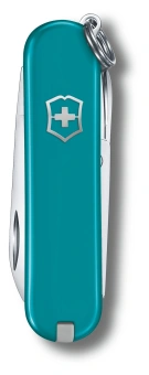 Нож перочинный Victorinox Classic SD Mountain Lake (0.6223.23G) 58мм 7функц. подар.коробка - купить недорого с доставкой в интернет-магазине