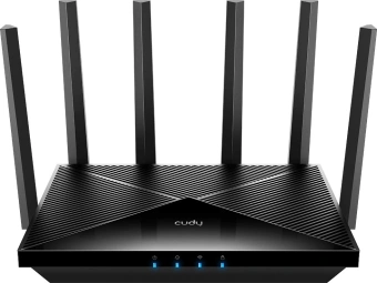 Роутер беспроводной Cudy WR6500 BE6500 10/100/1000BASE-T черный - купить недорого с доставкой в интернет-магазине