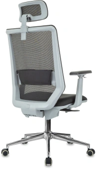 Кресло эргономичное Бюрократ MC-G612N-H черный Elastic-102 Neo Black сетка/ткань с подголов. крестов. металл хром - купить недорого с доставкой в интернет-магазине
