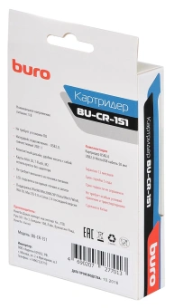 Устройство чтения карт памяти USB2.0 Buro BU-CR-151 черный - купить недорого с доставкой в интернет-магазине