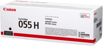 Картридж лазерный Canon 055HBK 3020C002/004 черный (7600стр.) для Canon LBP663Cdw/LBP664Cx/MF746Cx/MF742Cdw/MF744Cdw - купить недорого с доставкой в интернет-магазине