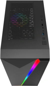 Корпус Bloody BD-CC106F черный без БП ATX 4x120mm 1xUSB2.0 1xUSB3.0 audio bott PSU - купить недорого с доставкой в интернет-магазине
