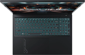 Ноутбук Gigabyte G6 Core i7 13620H 16Gb SSD512Gb NVIDIA GeForce RTX4050 6Gb 16" IPS FHD+ (1920x1200) FreeDOS black WiFi BT Cam (MF-H2KZ853KD) - купить недорого с доставкой в интернет-магазине