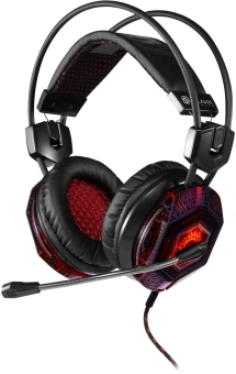 Наушники с микрофоном Оклик HS-L500G TOXIC черный 2.2м мониторные оголовье (472656) - купить недорого с доставкой в интернет-магазине