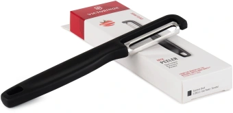 Овощечистка Victorinox Iotaс лезвием двухсторон. черный упак.:европодвес (6.0943.3) - купить недорого с доставкой в интернет-магазине