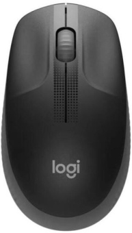 Мышь Logitech M190 черный/серый оптическая (1000dpi) беспроводная USB (2but) - купить недорого с доставкой в интернет-магазине
